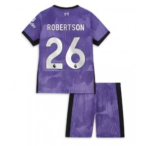 Maillot de foot Liverpool Andrew Robertson #26 Troisième enfant 2023-24 Manches Courte (+ pantalon court)